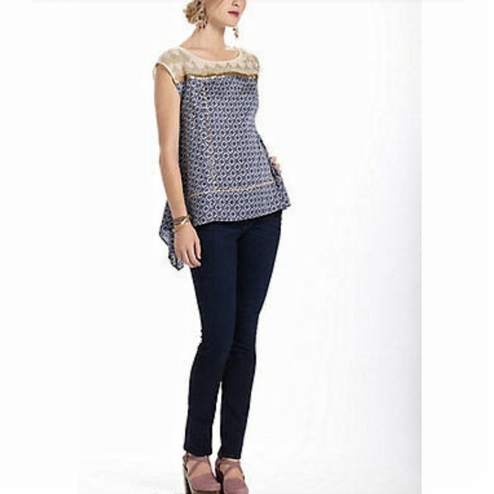 🌸 Anthropologie | Floreat Sleeveless Top XS - Picture 2 of 12